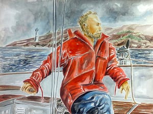 maritime-kunst-schweden-segelyacht-aquarell