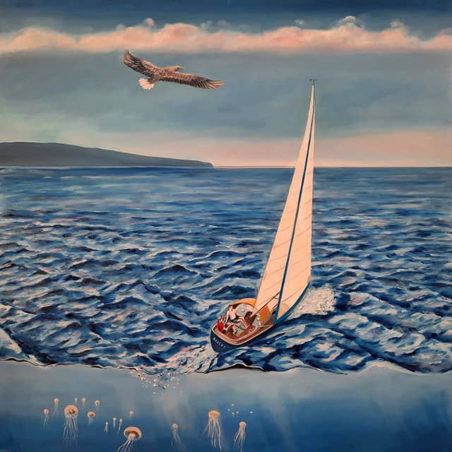 meer-Segelyacht-Seeadler-oelbild