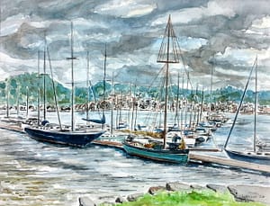 schottland-0ban-aquarell