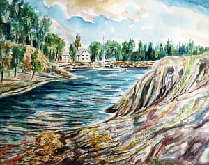 norwegen-lindoey-aquarell