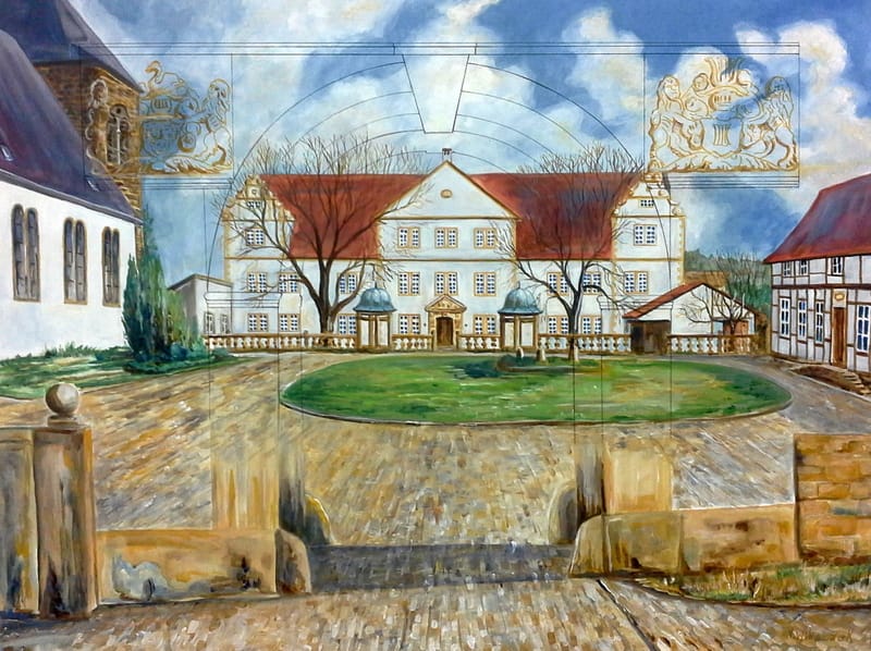 Andere Perspektive Schloss Henneckerode 